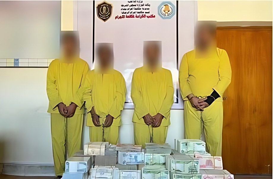 اعتقال 4 اشخاص سرقو 344 مليون دينار من مكتب لبيع الخضار في علوة جميلة ببغداد
