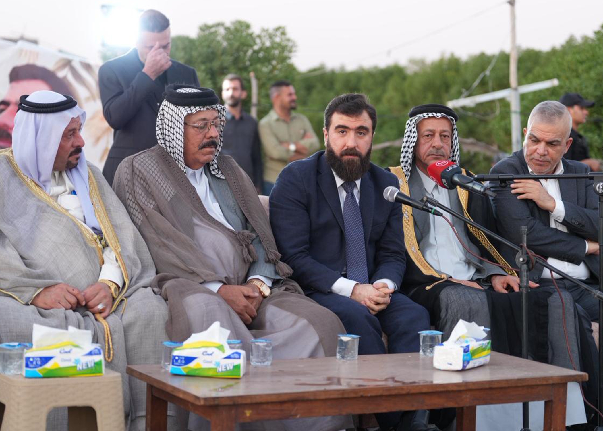 بأستقبال حافل.. الكلداني يلتقي شيوخ عشائر الصويرة ووجهائها